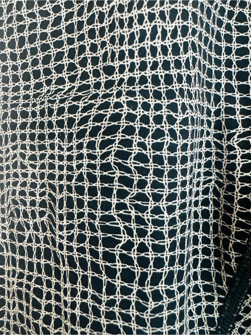 Lululemon Wunder Under III Tight Fall Net White Black Luon 2 - Picture 8 of 10